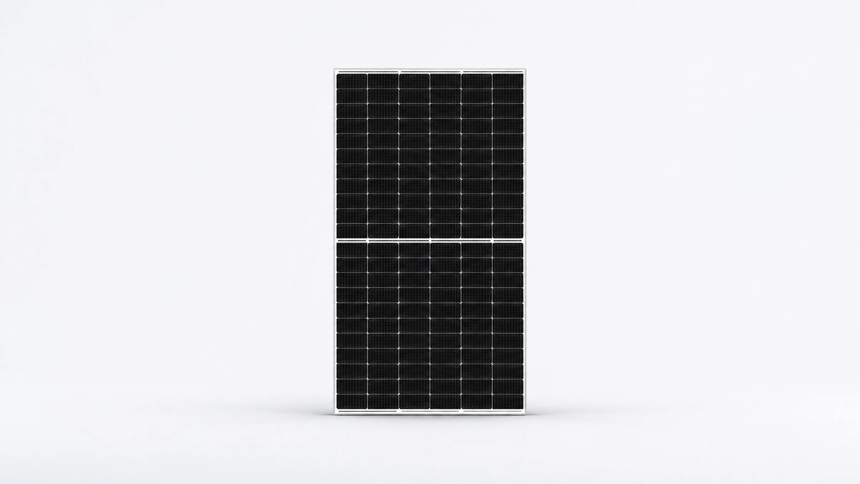 Canadian Solar TOPCon bifacial solar panel, front view