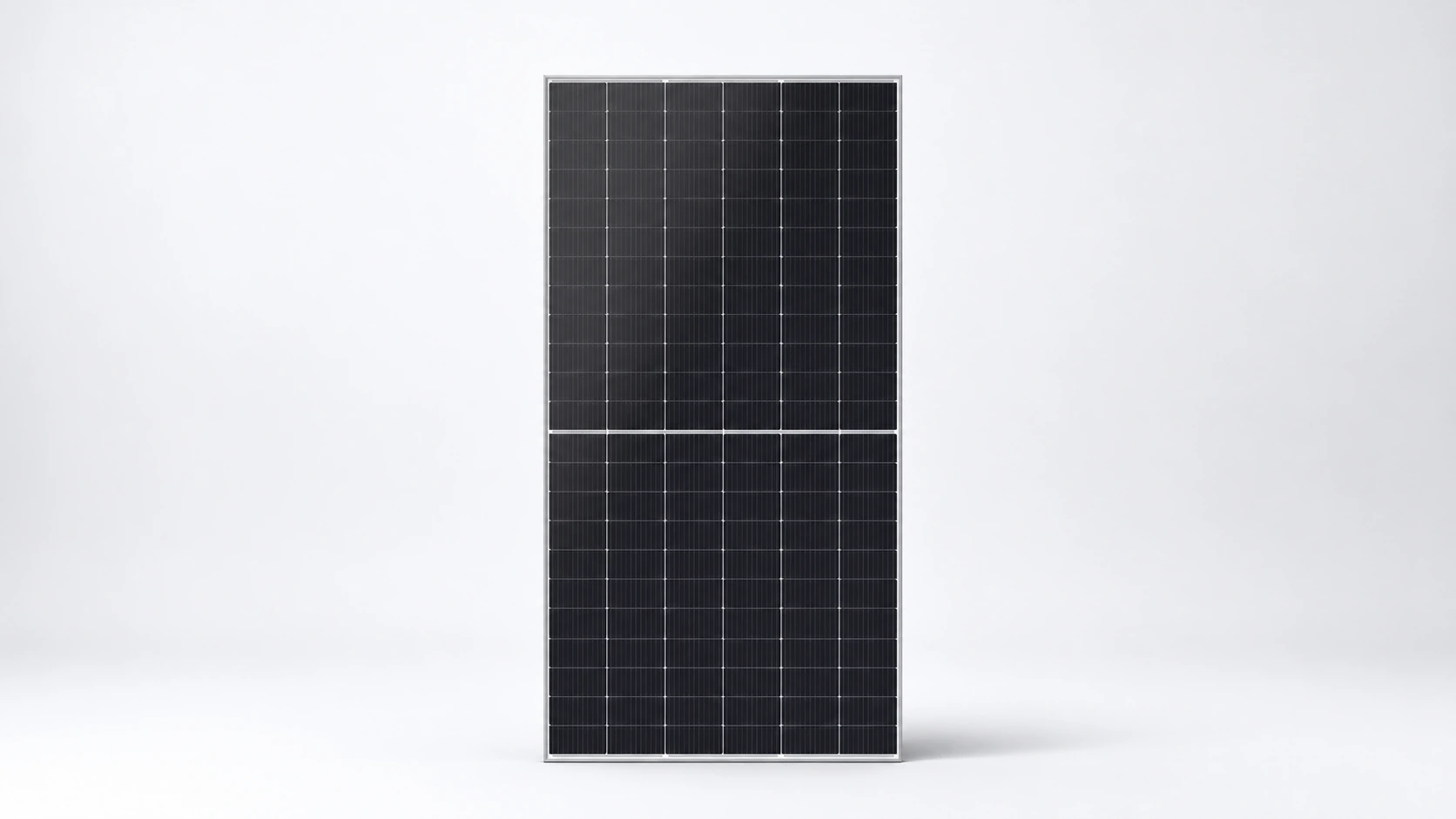 JA Solar DeepBlue solar panel, front view